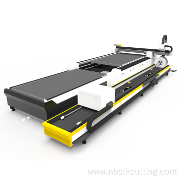 Laser plate and tube integrated machine single platform